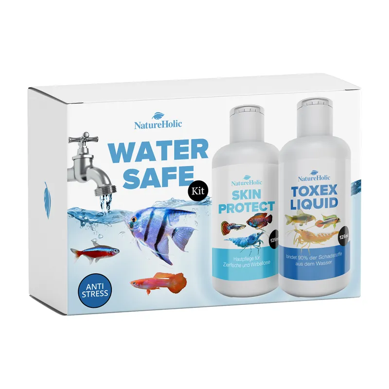 Top-Preis NatureHolic WaterSafe – 2-Komponenten Wasseraufbereiter-Set, 2 x 125 ml